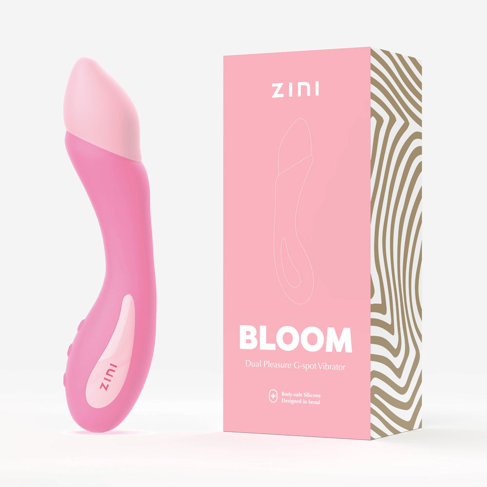 Zini Bloom - Cherry Blossom 18.2 cm USB Rechargeable Vibrator - Just for you desires