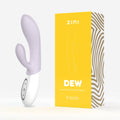 Zini Dew - Purple Hydrangea 20 cm USB Rechargeable Rabbit Vibrator - Just for you desires