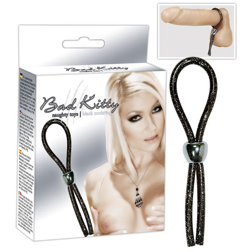 Bad Kitty White Box cock ring black - Just for you desires
