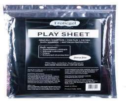 Black Waterproof Play Sheet 2m x 2m - Just for you desires
