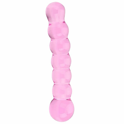 Spectrum Ribbed Glass Dildo - Just for you desires