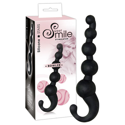 Smile Bowler black anal wand - Just for you desires